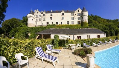 Prenájom helikoptéry pre Le Château de Chissay v údolí rieky Loiry