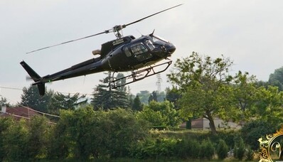 Le Puy du Fou vrtuľníkom
