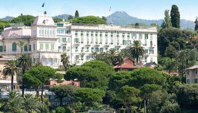 Cisársky hotel Palace Santa Margherita v Ligúrii