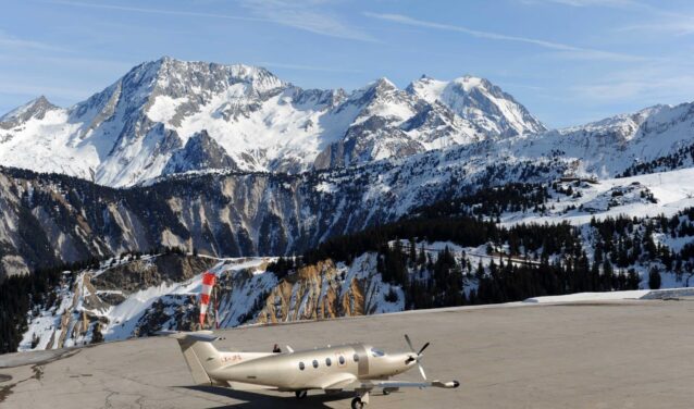 Courchevel : prenájom súkromného lietadla 