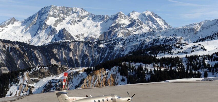 Courchevel : prenájom súkromného lietadla 