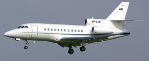 FALCON 900: Prenájom súkromného lietadla