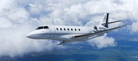 Intérieur luxueux cabine Astra - location de jet privé.