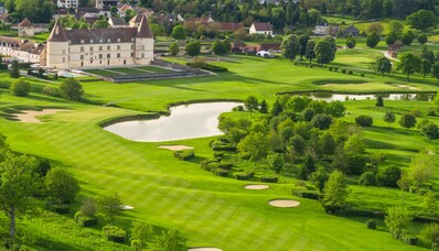 Prenájom vrtuľníka : Château Hôtel golf de Chailly v Burgundsku