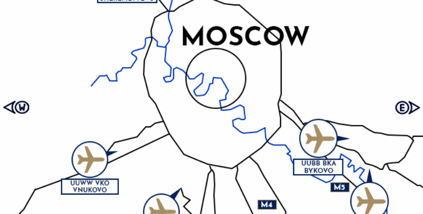 Moskva Vnukovo: prenájom súkromného lietadla 