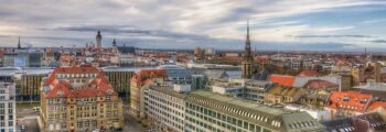 Vue panoramique de Bolzano depuis un téléphérique.