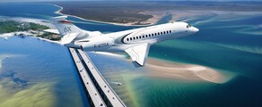 Falcon 6X: Prenájom súkromného lietadla