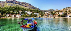 Súkromné tryskové a helikoptérové lietadlá na ostrove Naxos