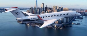 Falcon 10X prenájom súkromného lietadla