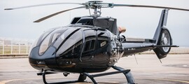 Hélicoptère Bell 206 intérieur en cuir