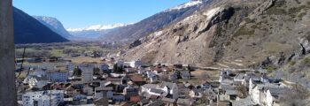 Saint-Sébastien : vue aérienne de la baie en croissant.