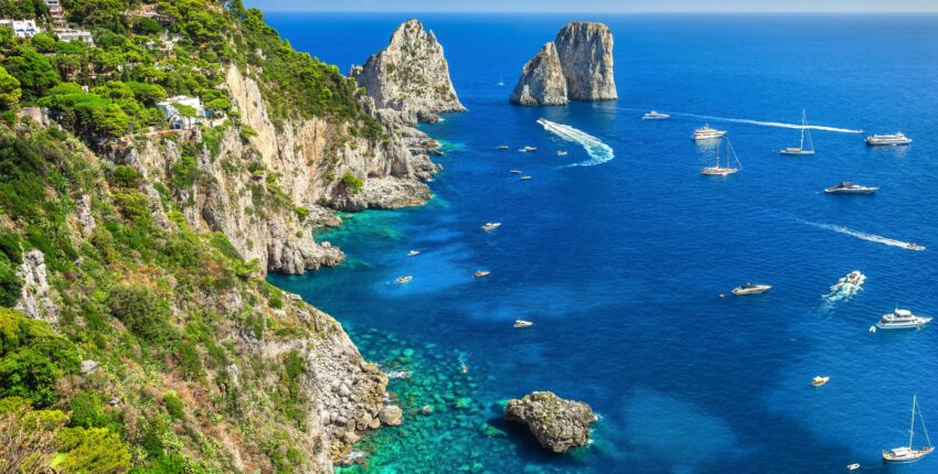 Neapol - Capri: transfer vrtuľníkom