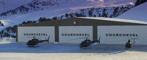 Courchevel: transfer helikoptérou