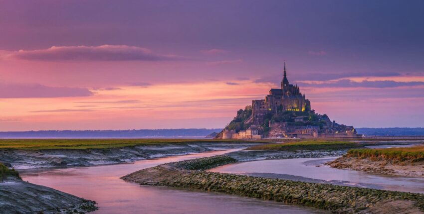 Mont-Saint-Michel: zážitok z vrtuľníka z Paríža
