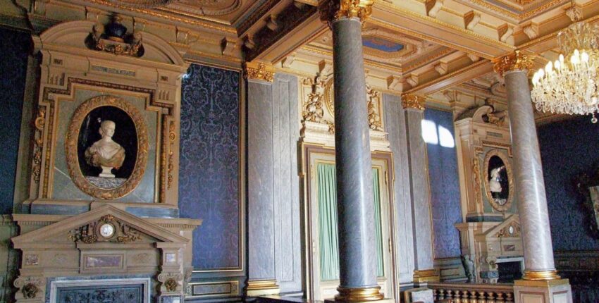 Château de Ferrières: zážitok z helikoptéry