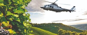 Burgundské vinice: zážitok z helikoptéry