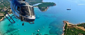 Korzika: preprava helikoptérou