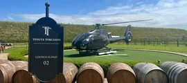 Château de Ferrières: zážitok z helikoptéry