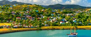 Antigua - Saint-Barthélemy: transfer vrtuľníkom
