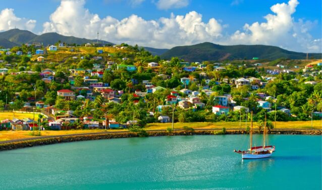 Antigua - Saint-Barthélemy: transfer vrtuľníkom