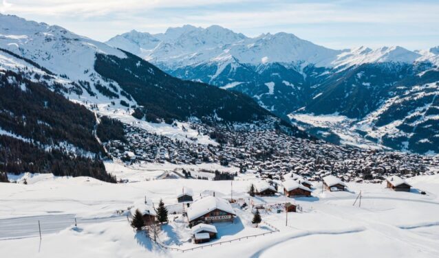 Ženeva - Verbier: preprava vrtuľníkom
